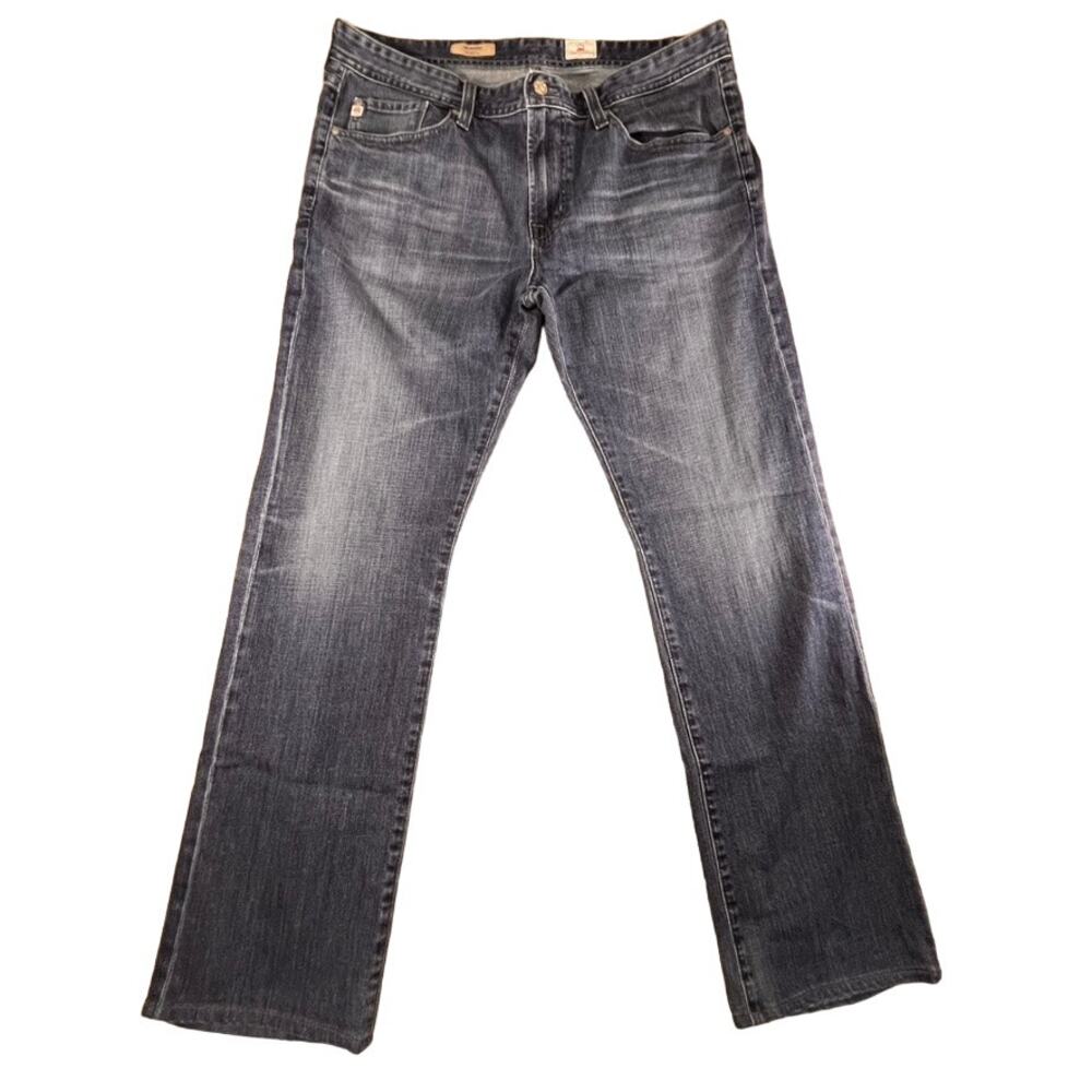Adriano Goldschmeid (AG) The Protege Men's Straight Leg Blue Denim Jeans Size 36
